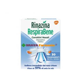 Rinazina RespiraBene 30 cerotti trasparenti