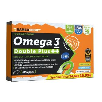 OMEGA 3 DOUBLE PLUS 30 SOFTGEL PROMO - Offerte Speciali - Brava Farmacia