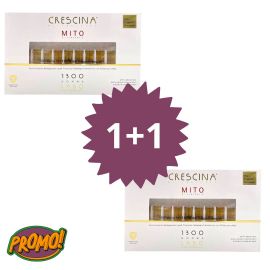 1+1 Crescina Mito Ricrescita Donna 1300 40 fiale