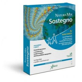 Aboca natura mix advanced sostegno - concentrato fluido, 10 flaconcini