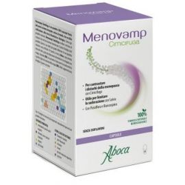 Aboca menovamp - cimicifuga integratore alimentare menopausa, 60 capsule