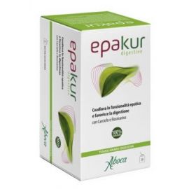 Aboca epakur digestive tisana integratore funzione epatica digestiva, 20 filtri