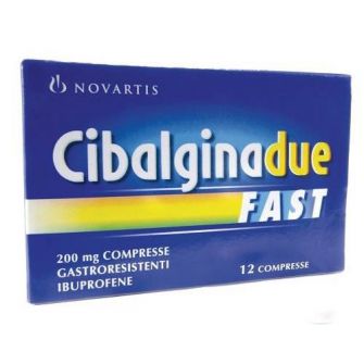 CIBALGINA DUE FAST 200 MG COMPRESSE GASTRORESISTENTI - farmaco senza ricetta
