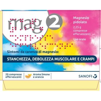 MAG2 2,25 G COMPRESSE EFFERVESCENTI - farmaco senza ricetta