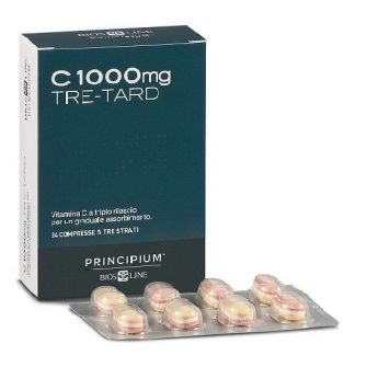 C 1000 MG TRE-TARD BIOS LINE 24 COMPRESSE A TRE STRATI