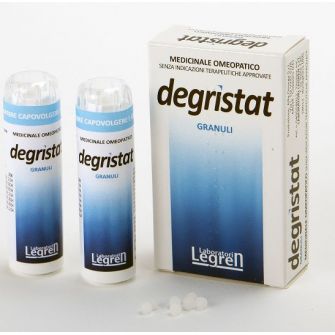 Degrstat granuli 2x60 grammi-medicinale omeopatico