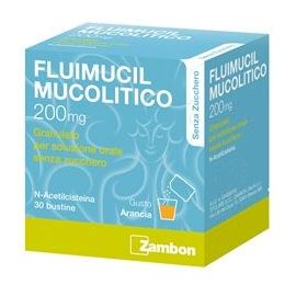 FLUIMUCIL MUC*30BUST 200MG Senza Zucchero - medicinale senza obbligo di ricetta medica