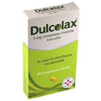 DULCOLAX*40CPR RIV 5MG
