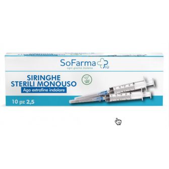 SIRINGA 2,5ML G23 10P SOFARMAP