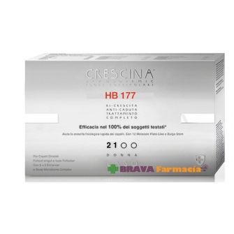 Crescina HB177 Transdermic Isole Follicolari 2100 Donna 10+10 fiale