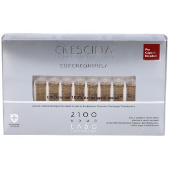 Crescina MPS Transdermic Ricrescita Isole Follicolari 2100 Uomo 20 fiale