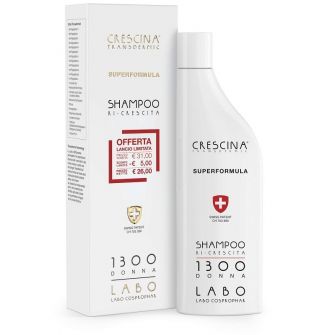 Crescina Shampoo Ricrescita 1300 Donna