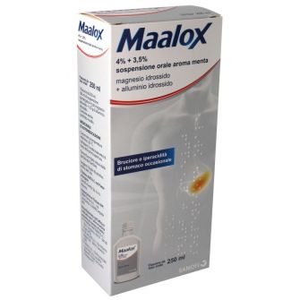 MAALOX*OS SOSP 250ML 4%+3,5%
