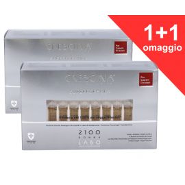 1+1 Crescina Transdermic Ricrescita Isole Follicolari 2100 donna 20 fiale