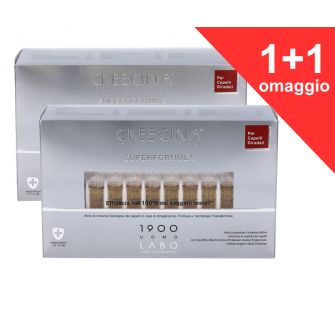 Crescina Transdermic Ricrescita Isole Follicolari 1900 Uomo 40 fiale