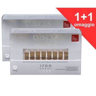 Promozione Crescina Transdermic Isole Follicolari 1700 Donna 20 fiale