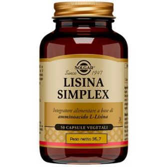 LISINA SIMPLEX 50CPS VEGETALI