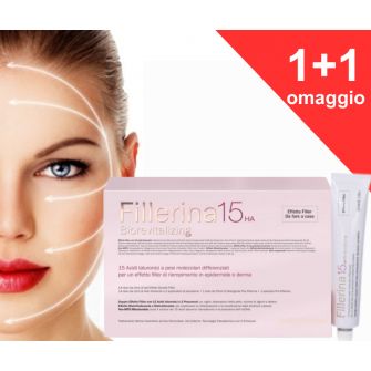 1+1 Fillerina Biorevitalizing Grado 5 + Omaggio Fillerina crema giorno
