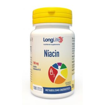 LONGLIFE NIACIN 100MG 100CPR