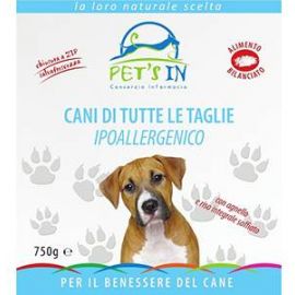 Pet's In cani di tutte le taglie ipoallergenico (750 g)