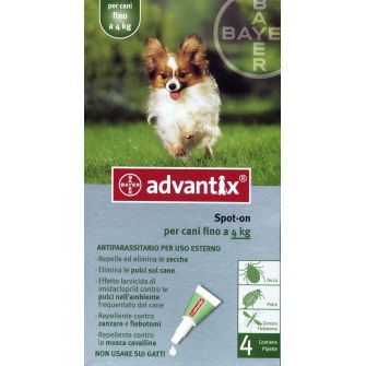 ADVANTIX SPOT ON fino 4 kg