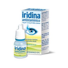 Iridina antistaminico collirio 10 ml farmaco senza obbligo di ricetta