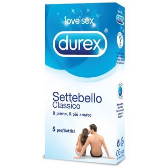 Deurex settebello classico 5 profilattico